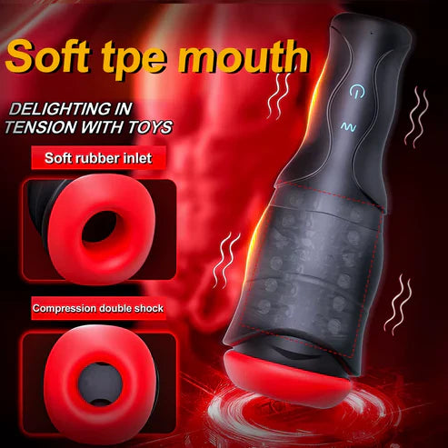 Automatic Penis Trainer Stroker Masturbator with 5 Suction and 10 Vibration Modes
