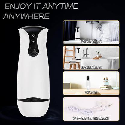 Automatic Sucking Masturbator Penis Trainer with 10 Vibration & 4 Sucking Modes