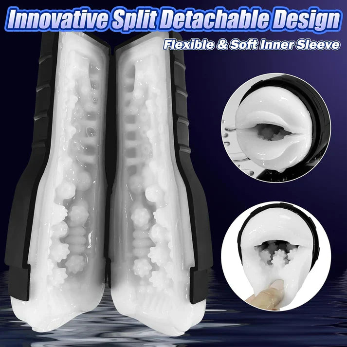 Electric Masturbator Stroker Blowjob Sex Machine with 6 Vibration Modes