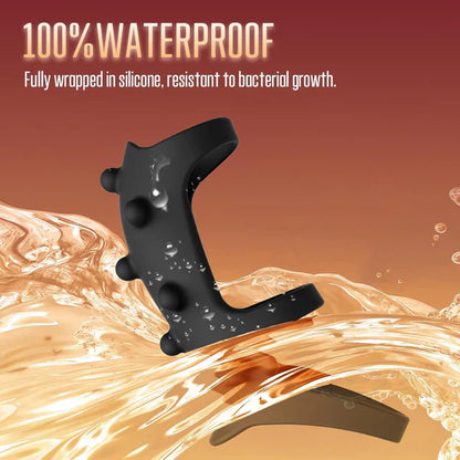 APP Control Penis Trianer Enlarger Cock Ring Masturbator with 10 Vibration Modes