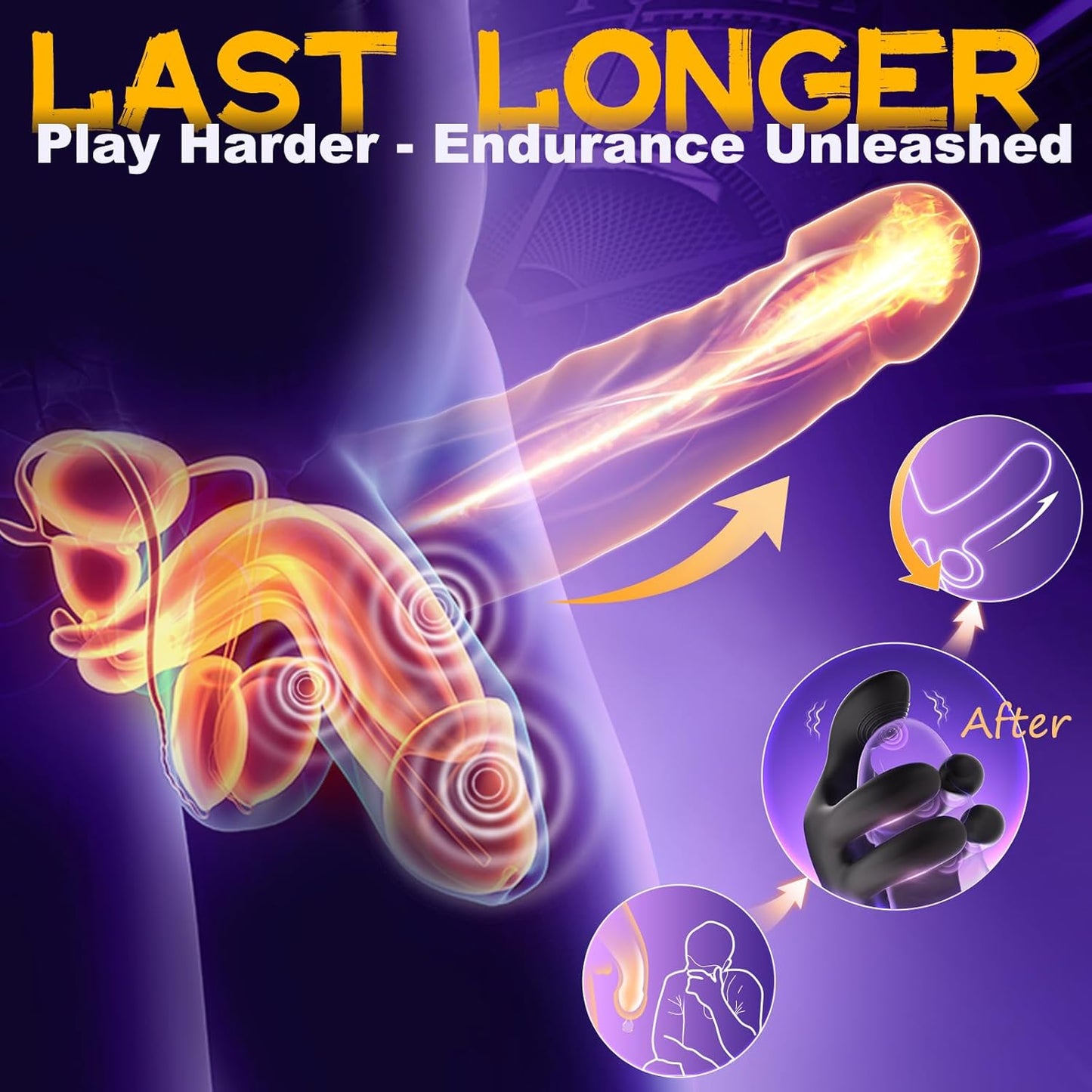 360°Wrap Tentacle Penis Vibrator Stroker Blowjob with 10 Clamping & 10 Vibrating Modes