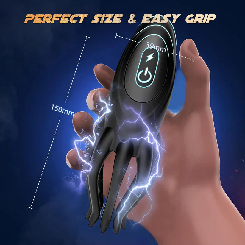 Octopus Shock Penis Tranier Glans Massager with 12 Strong Vibration Modes