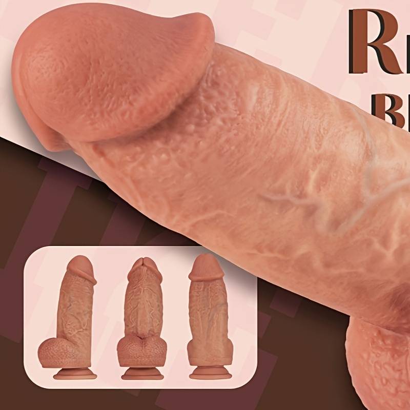 2.67 inch Thick Huge Realistic Dildo With Strong Suction Cup