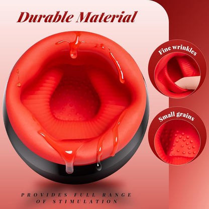 Automatic Masturbator Penis Trainer Stroker with 10 Vibrations & 3 Rotations & 5 Oral Modes