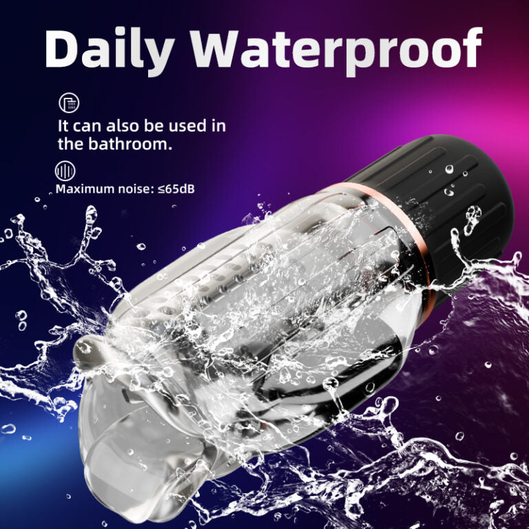 3 IN 1 Penis Trainer Vibrator Masturbator with 10 Vibrating &  Licking & Heating Modes