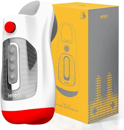 Leten Air Blast 3 + 7 Modes for Front Electric Masturbator Cup Blowjob Machine