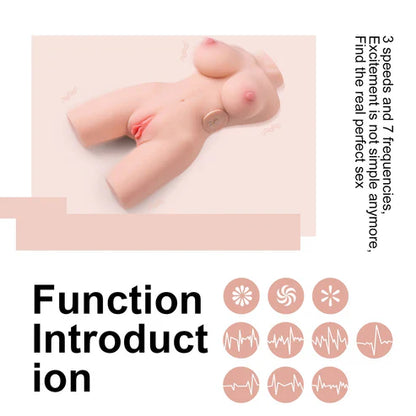 Kosey Auto - 3.46LB Automatic Sucking Torso Sex Doll Male Masturbator