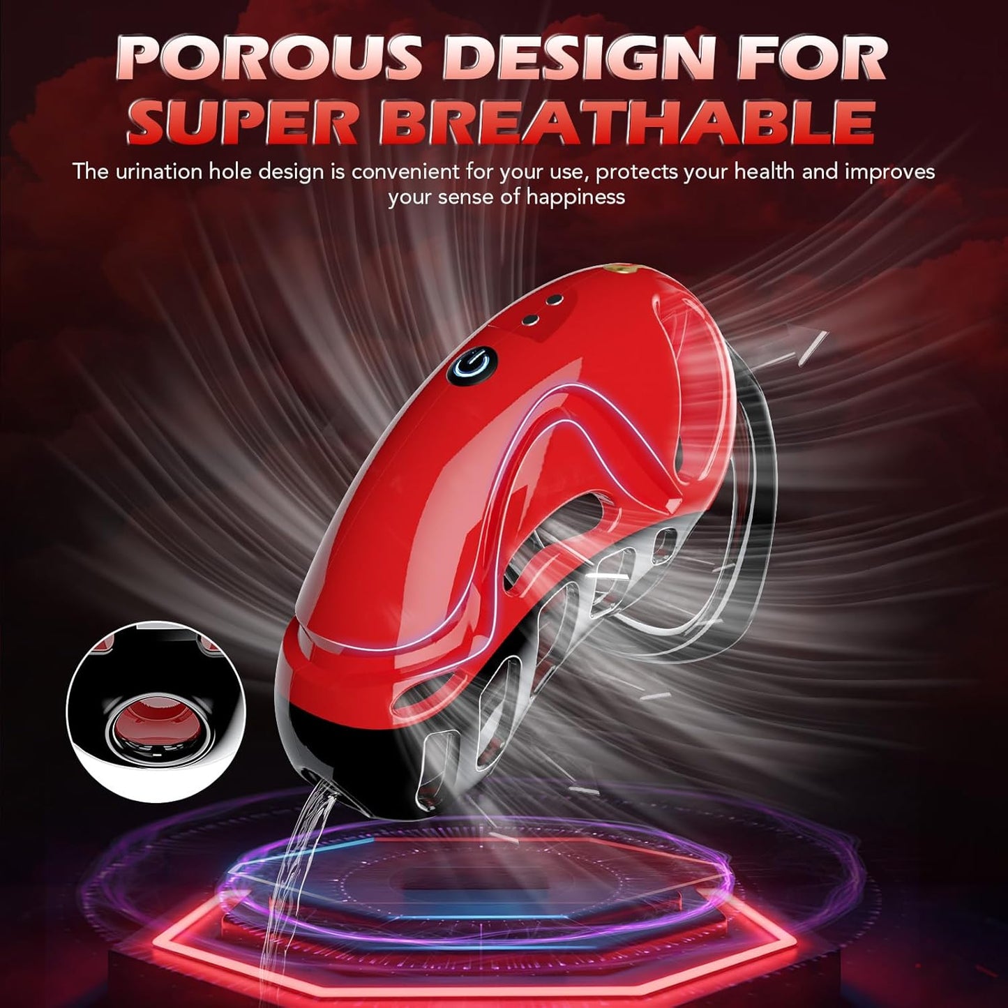 App & Remote Control Chastity Penis Cage Devices Cock Exerciser with 10 Vibrations