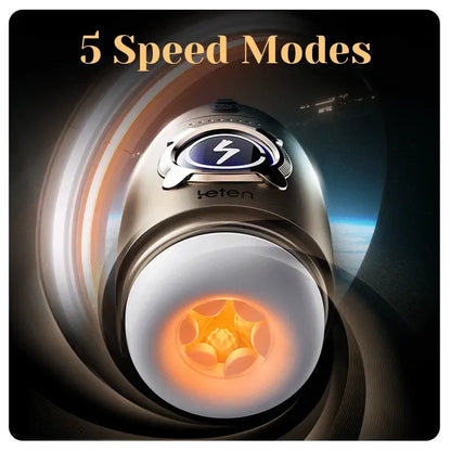 High-Speed Rotation Training Automatic Masturbator with 7 Patterns & 5 Speed Levels