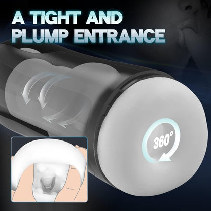 Automatic Male Masturbator Cup with 7 Thrusting & 7 Vibration Modes