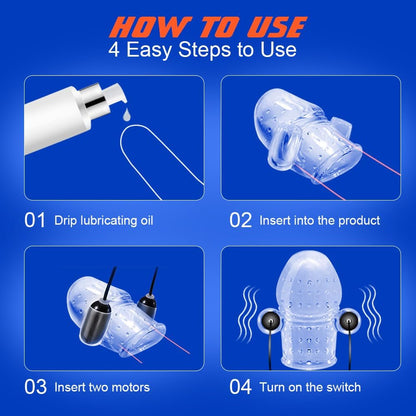 Realistic Penis Trainer Stroker Pocket Pussy Masturbator with Thick Walls