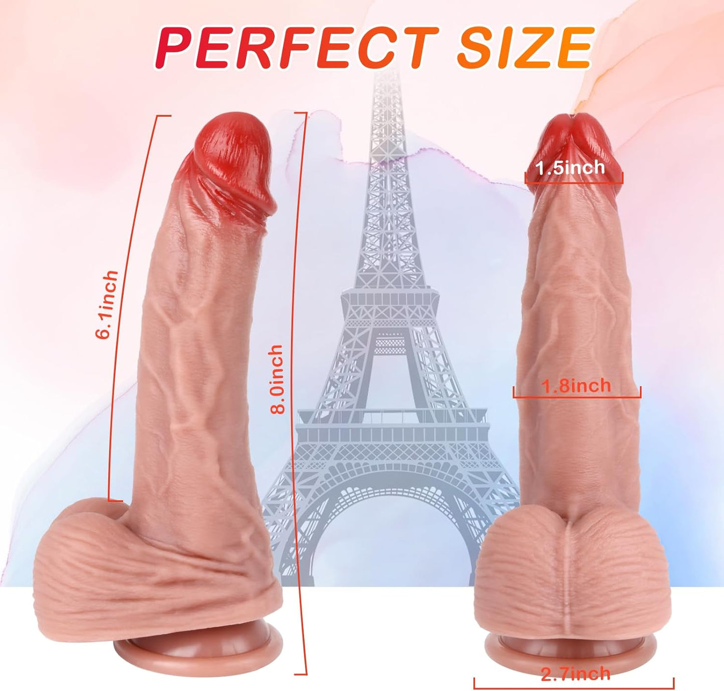 Super Realistic Huge Thick dildos with Strong Suction Cup