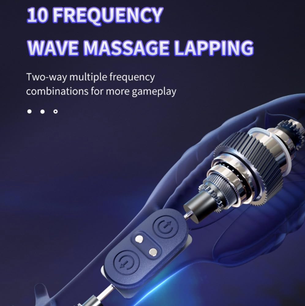 Male Masturbator Penis Training Vibrator with 10 Vibrating Modes