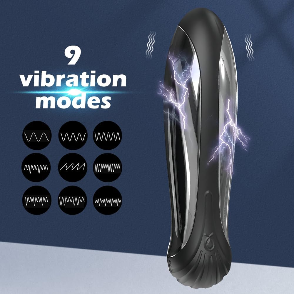Electric Shock  Plug Vibrator Prostate Massager Dildo Bullet Vibrator
