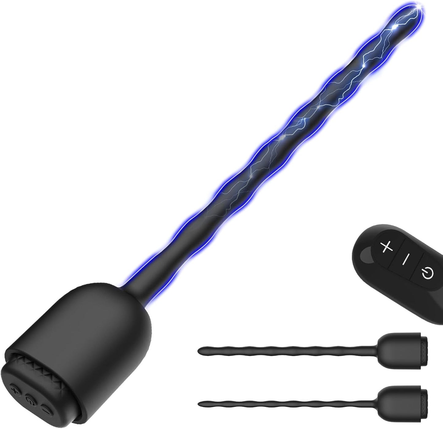 Remote Control Electro Stim Urethral Sound Anal Plug with 7 Modes