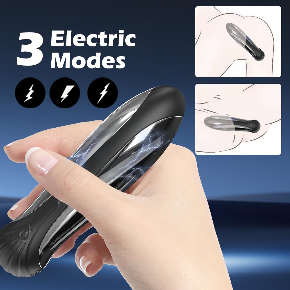 Electric Shock  Plug Vibrator Prostate Massager Dildo Bullet Vibrator