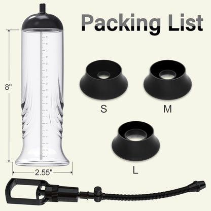 Manual Penis Vacuum Pump Enlarger Enlargement Extend Pump