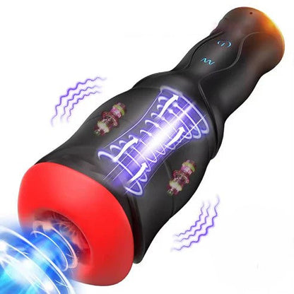 Automatic Penis Trainer Stroker Masturbator with 5 Suction and 10 Vibration Modes