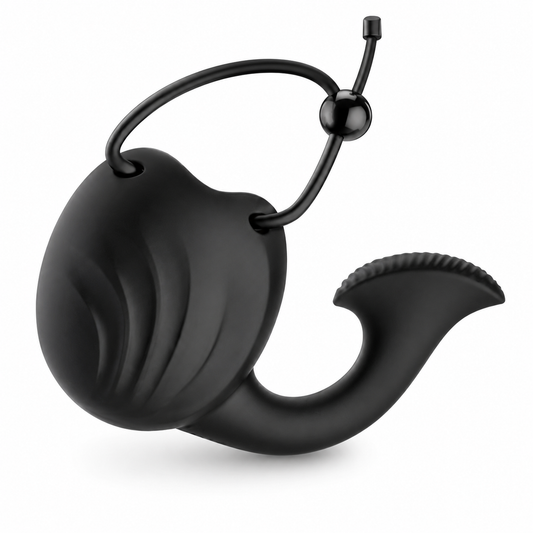 Glans Trainer Cock Rings Testicle Stimulator Masturbator with 10 Vibrations