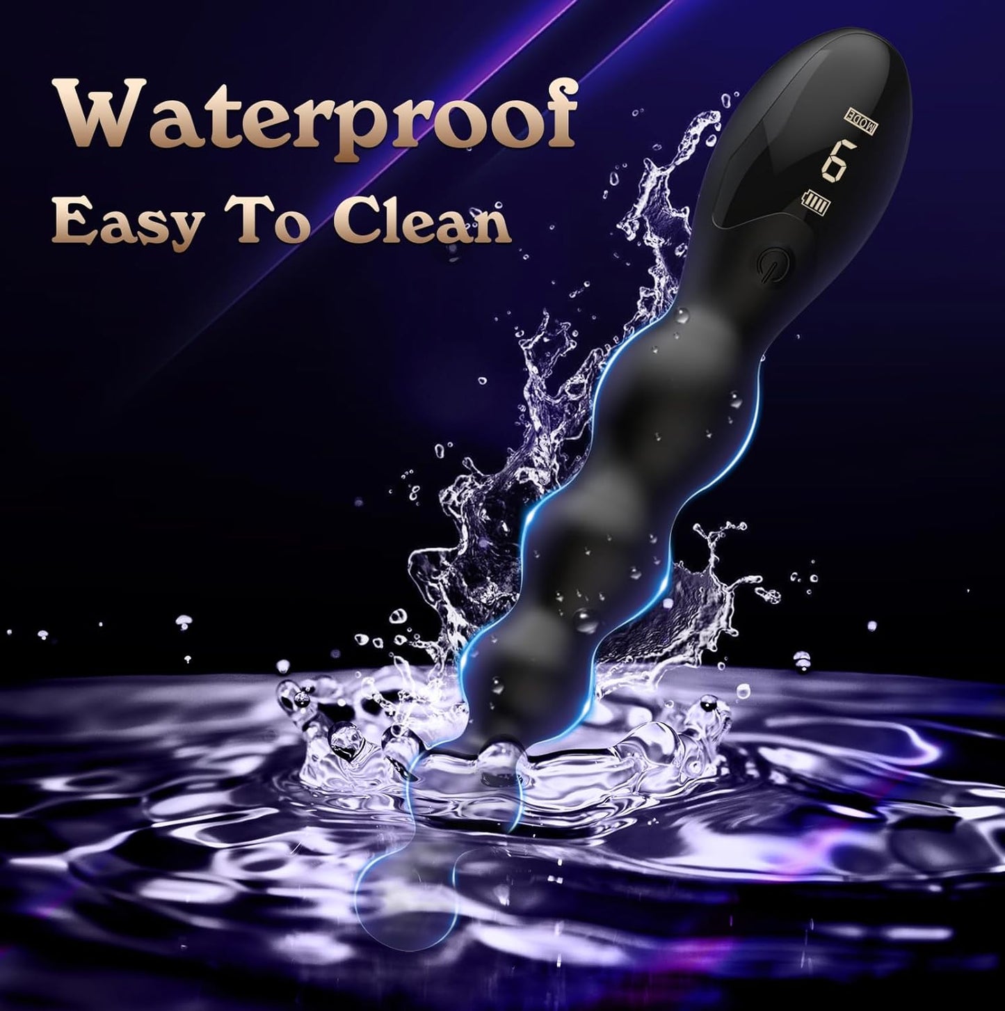 Adult Toys Anal Beads Vibrators with 9 Powerful Vibrating Modes