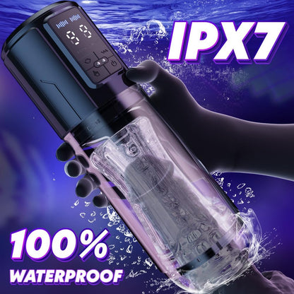 Automatic Sucking Male Masturbator Cup Blowjob with 9 Suction & 9 Vibration Modes