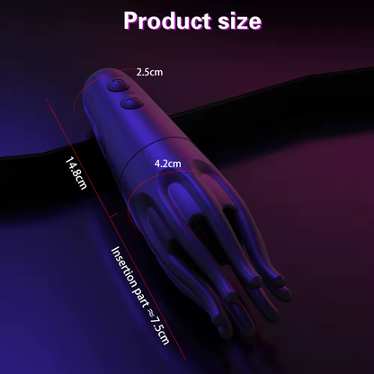Electric Shock Penis Trainer Vibrator with 10 Vibration Modes & 6 Electrostimulation