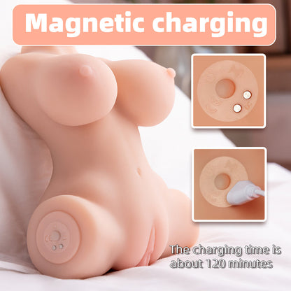 Elu Auto - 2.76LB Sucking Vibrating Sex Doll Torso