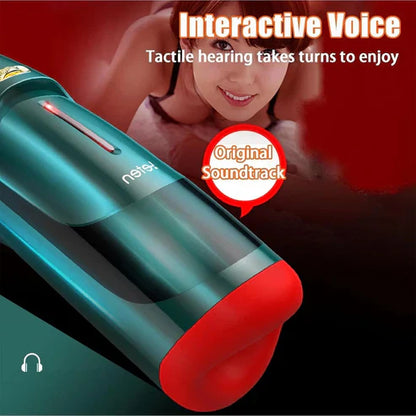 Automatic Sucking Heating Masturbator Stroker Blowjob Sex Machine with 7*7 Smart Mods