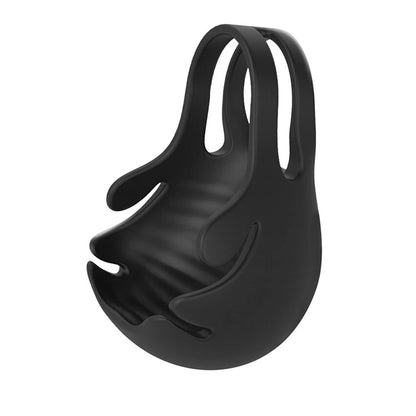 Scrotum Pouch Cock Ring Ball Stretcher Penis Trainer Enhancer Vibrator Delay Ejaculator