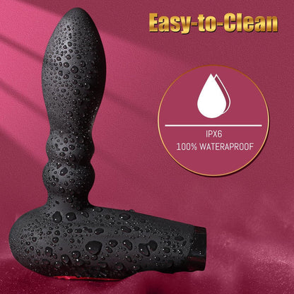 Automatic Inflatable Prostate Massager Anal Vibrator with 10 Vibration Modes