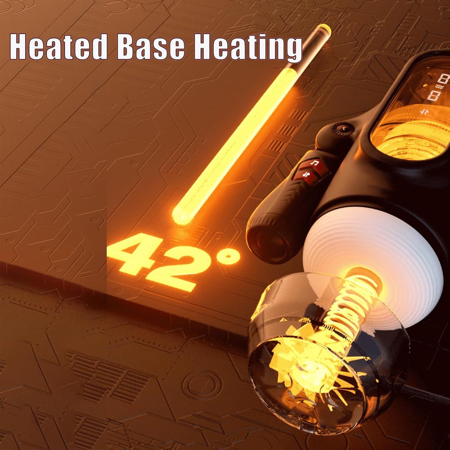 Hands Free Automatic Masturbator Stroker Blowjob Machine with 9 Vibrations