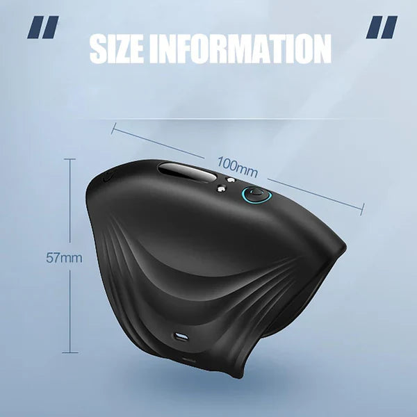 Adjustable Penis Trainer Vibrator Glans massager with 10 Intense Vibration Modes