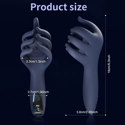 Electric Penis Trainer Glans Vibrator Stimulator Masturbator with 9 Pulse Modes