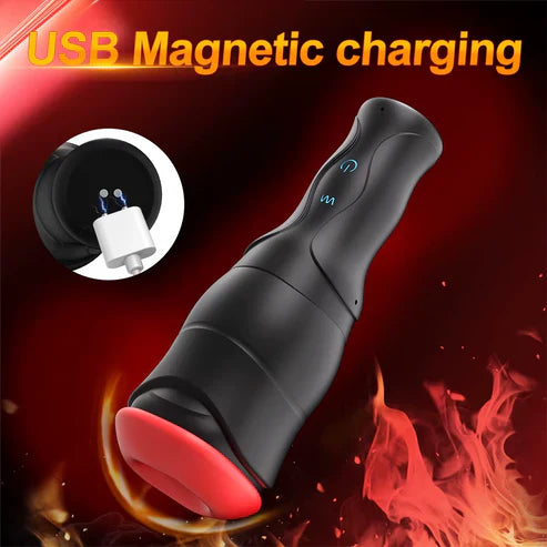 Automatic Penis Trainer Stroker Masturbator with 5 Suction and 10 Vibration Modes