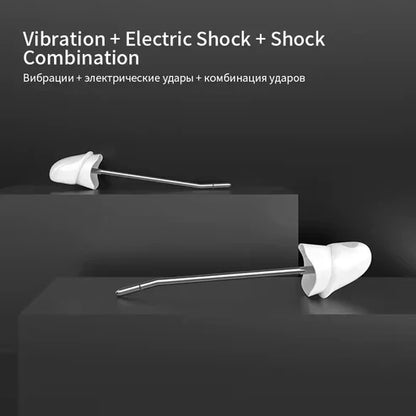 E-stim Penis Plug Vibrator Dilator with Urethral Catheter & 10 Vibration Modes