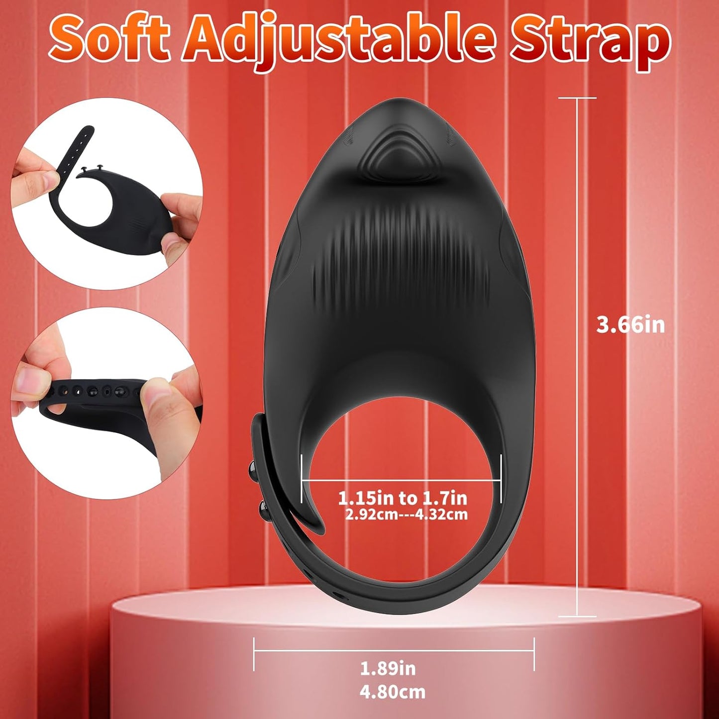 Eagle Shape Cock Ring Penis Stimulator with 7 Vibrations