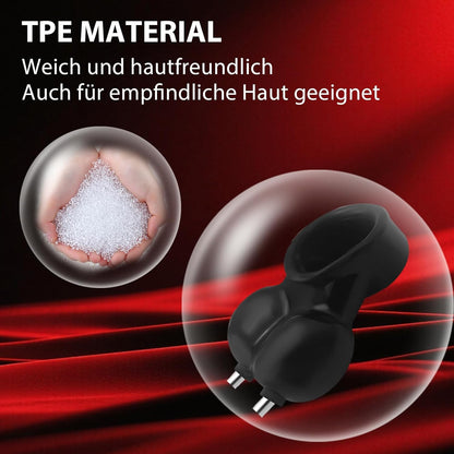 BDSM Testicle Wearable Cage Penis Trainer Sleeve with 9 Intensity Levels & 4 Modes