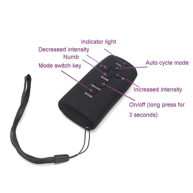 E-stim Cock Ring Penis Extender Glans Trainer Masturbator