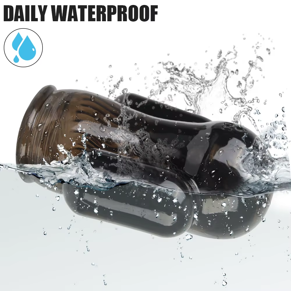 Electric Glans Trainer Penis Vibrator Masturbator with 8 Powerful Vibration Modes