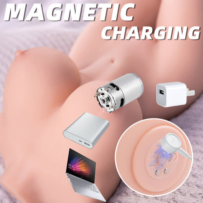 Jessica Auto - 8.82LB Sucking Vibrating Sex Doll Torso