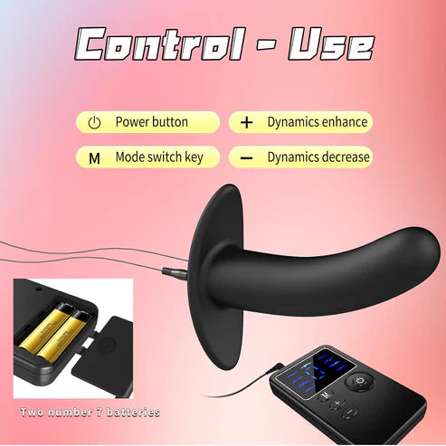 Electro Shock Anal Vibrator Butt Plug Prostate Massage with 9 Modes & 19 Intensities