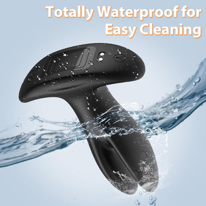 Anal Plug Vibrator Prostate Massager with 9 Vibrations & 8 Expansions