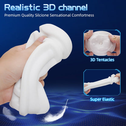 Automatic Masturbator Oral Stroker Blowjob with 5 Sucking & 10 Vibrating Modes