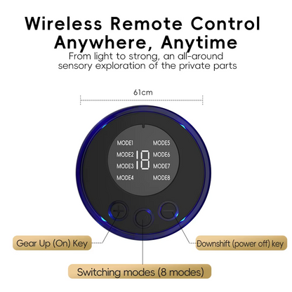 Electric Shock Lock Cock Ring Penis Trainer Stimulator Delay Ejaculation