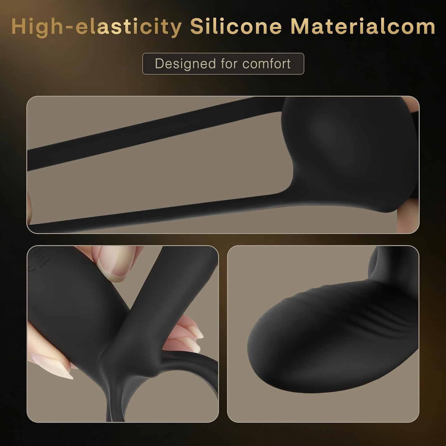 360° Twisting Stimulator Penis Trainer Vibrator Sleeve Extender with 10 Modes