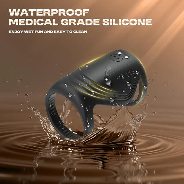 Electric Penis Trainer Vibrator Cock Ring Masturbator with 9 Vibration Modes