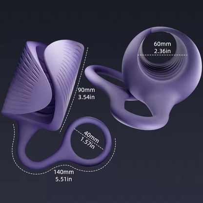 Electric Penis Trainer Vibrator Glans Stimulator Massager with 10 Vibration Modes