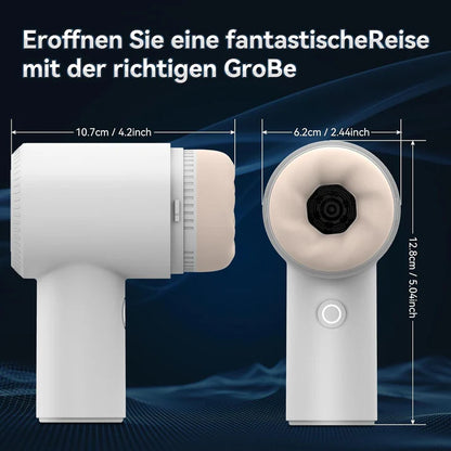 Electric Masturbator Penis Trainer Stroker Blowjob with 10 Suction Modes & Vibrations
