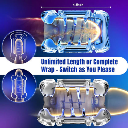 Automatic Masturbator Penis Trainer Blowjob Machine with  9 Thrusting & 3 Gears Speed