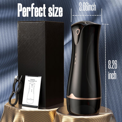 3D Realistic Automatic Male Masturbator Cup Pussy Pocket with 10 Vibration Modes